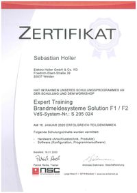 Zertifikat Expert Training